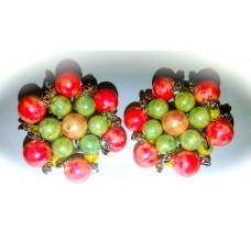 Clustered Multicoloured Earrings 1 